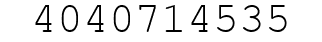 Number 4040714535.
