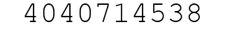 Number 4040714538.