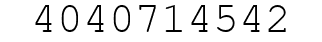 Number 4040714542.