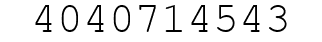 Number 4040714543.