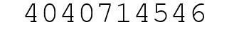 Number 4040714546.