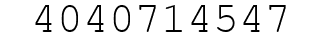 Number 4040714547.