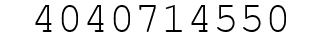 Number 4040714550.