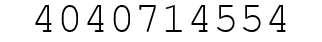 Number 4040714554.