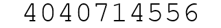 Number 4040714556.