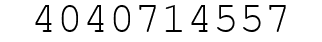 Number 4040714557.