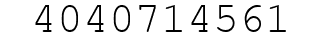 Number 4040714561.