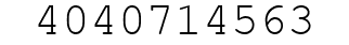 Number 4040714563.