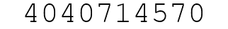 Number 4040714570.