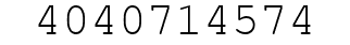 Number 4040714574.