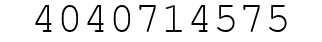 Number 4040714575.