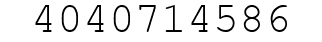 Number 4040714586.