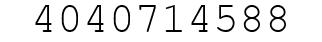 Number 4040714588.