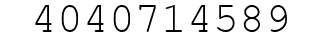 Number 4040714589.