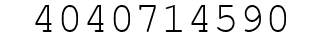 Number 4040714590.