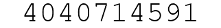 Number 4040714591.