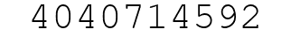 Number 4040714592.