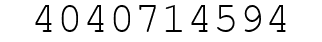 Number 4040714594.