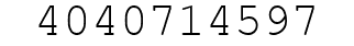 Number 4040714597.