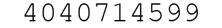 Number 4040714599.