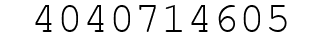 Number 4040714605.