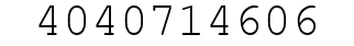 Number 4040714606.