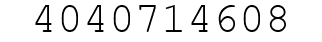 Number 4040714608.
