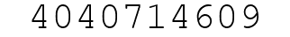 Number 4040714609.