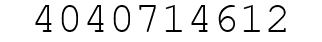 Number 4040714612.