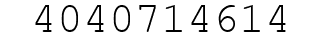 Number 4040714614.