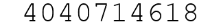 Number 4040714618.