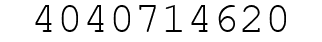Number 4040714620.