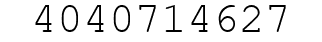 Number 4040714627.
