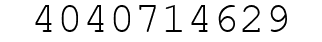 Number 4040714629.