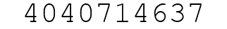 Number 4040714637.
