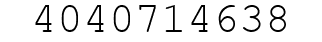 Number 4040714638.