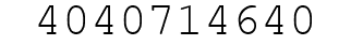 Number 4040714640.