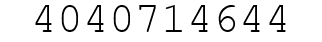Number 4040714644.