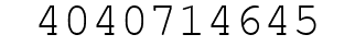 Number 4040714645.