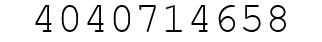 Number 4040714658.