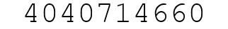 Number 4040714660.