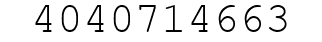Number 4040714663.