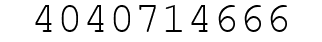 Number 4040714666.
