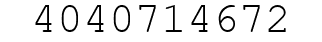 Number 4040714672.