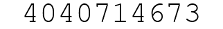 Number 4040714673.