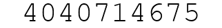 Number 4040714675.