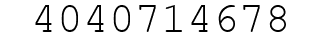 Number 4040714678.