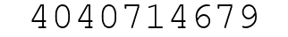 Number 4040714679.