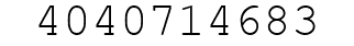 Number 4040714683.