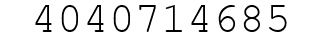 Number 4040714685.